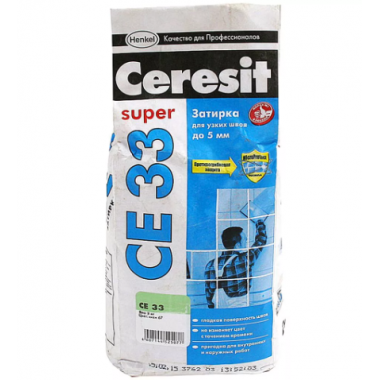 Затирка для плитки киви 2 кг Ceresit СЕ33 Comfort 